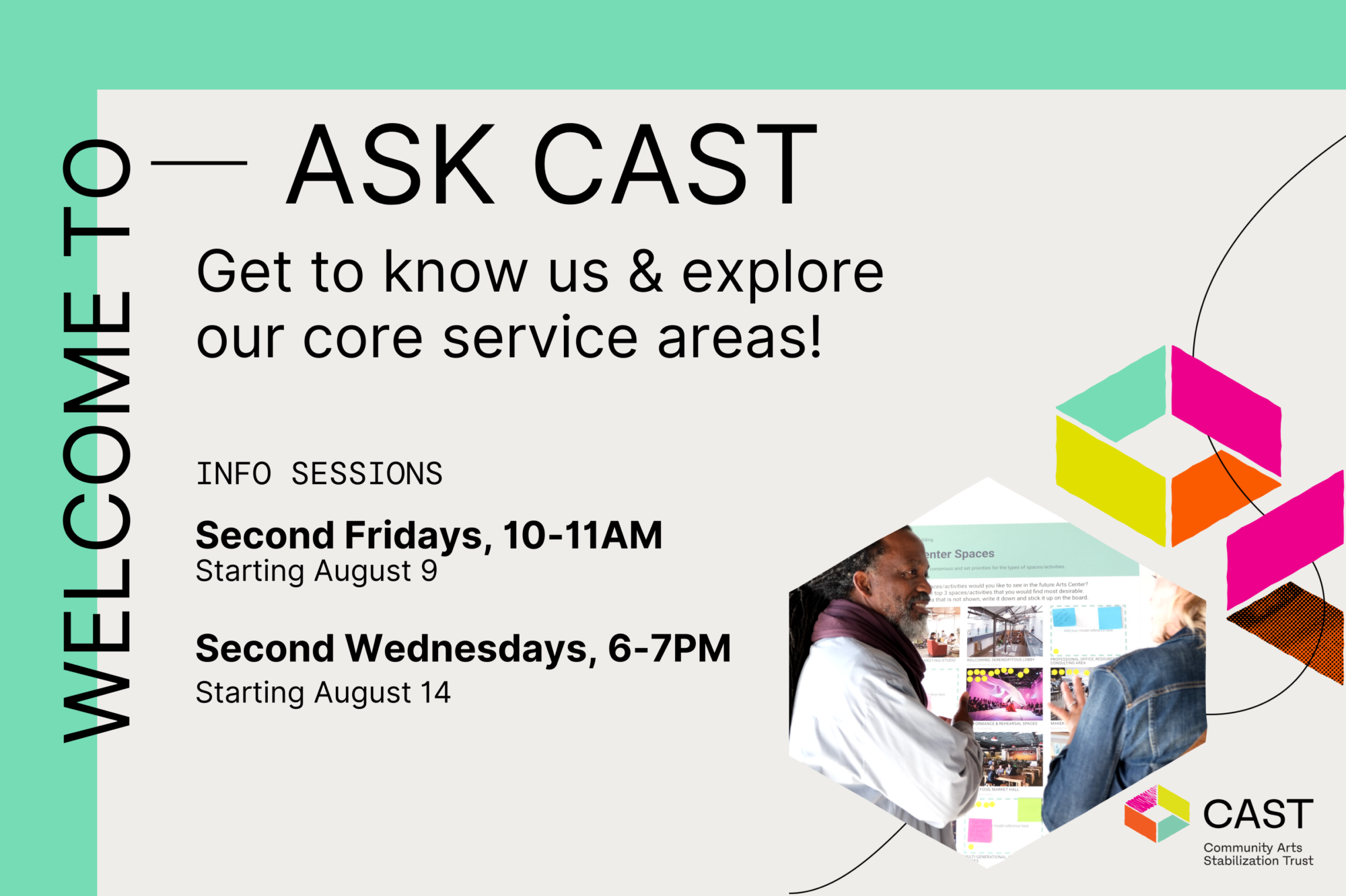 Ask CAST! Info Sessions - November 13th - CAST - Community Arts ...