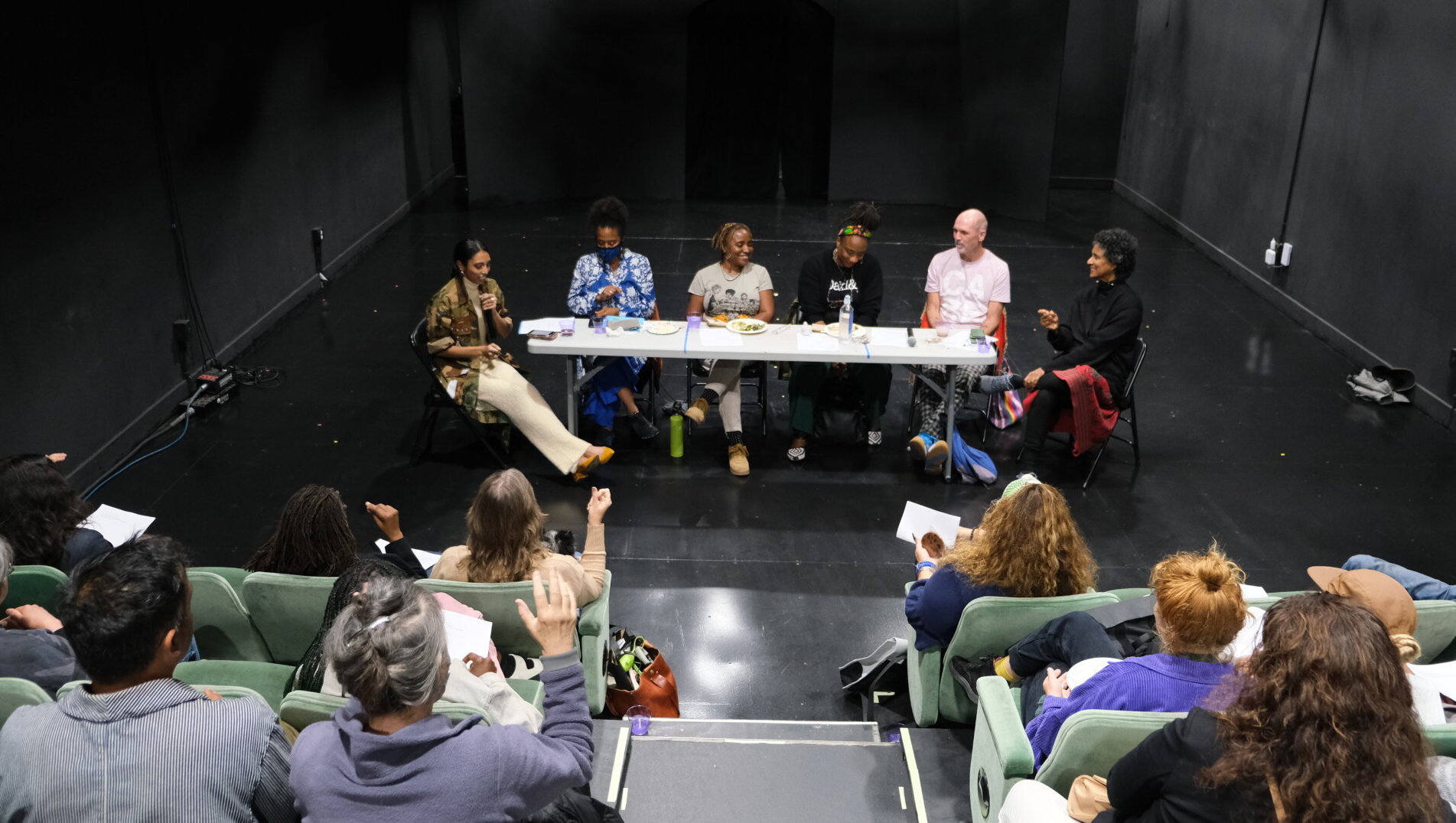 Panelists and audience at CAST's second Cultural Space Cafe, September 19, 2024