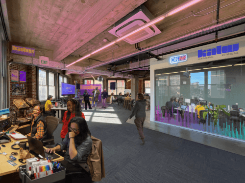 Concept rendering of the future KALW office.