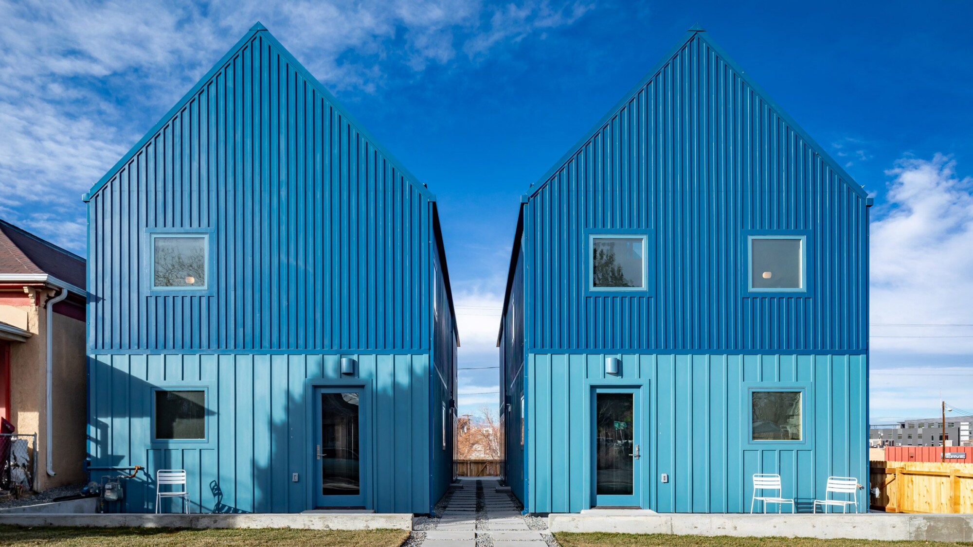 Blue Houses building exterior